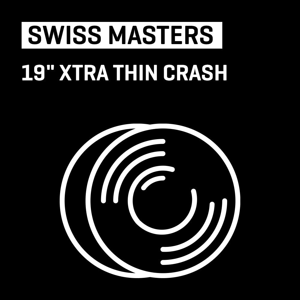 Swiss Masters - 19" Xtra Thin Crash
