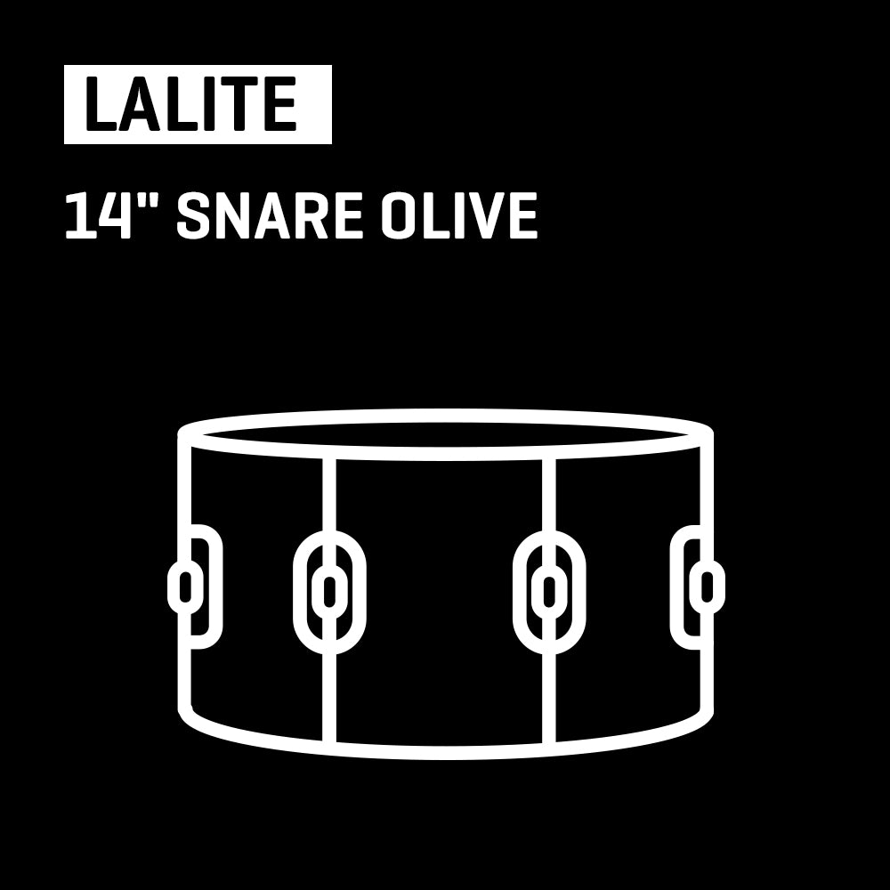 Lalite - 14" Snare Olive